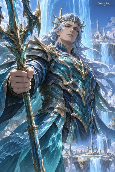 Sea God Poseidon