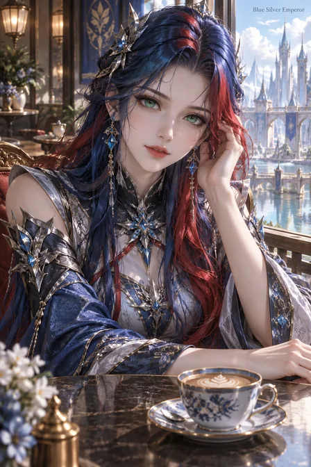 Blue Silver Emperor
