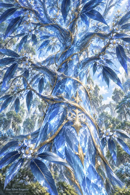 Blue Silver Emperor