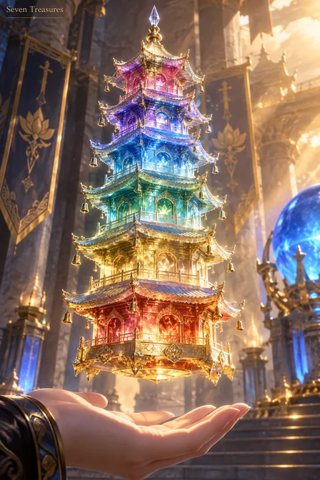 Seven Treasures Glazed Pagoda