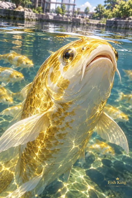 Golden-Veined Koi