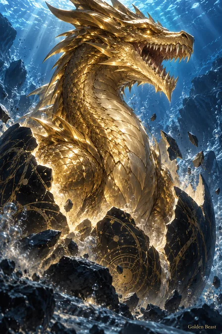 Golden Horned Beast