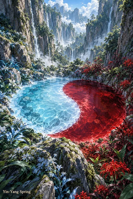 Ice and Fire Yin-Yang Well