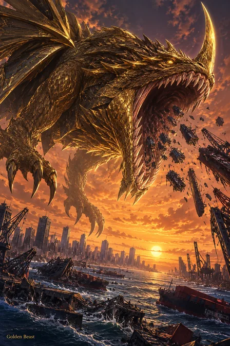 Golden Horned Beast