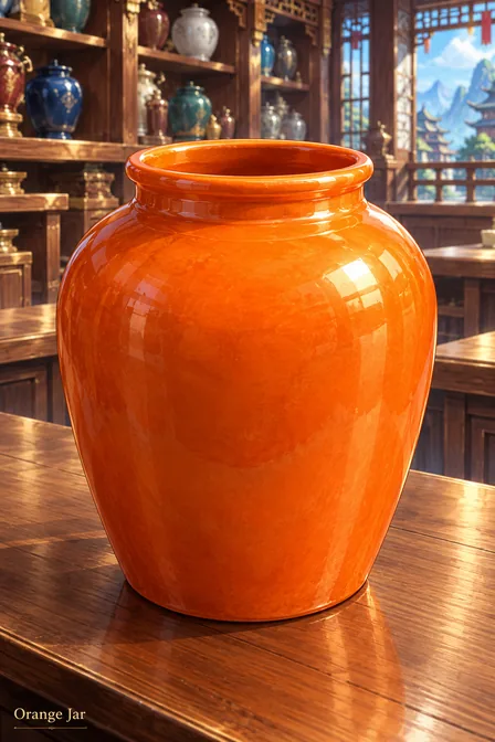 Orange Jar