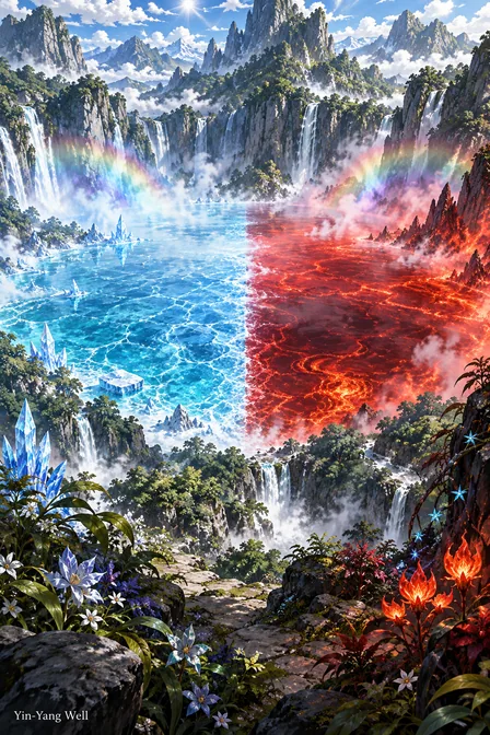 Ice and Fire Yin-Yang Well