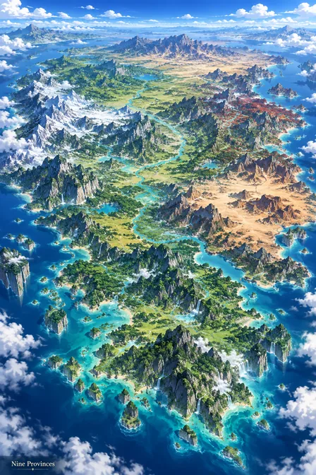 Nine Provinces Continent