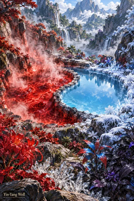 Ice and Fire Yin-Yang Well