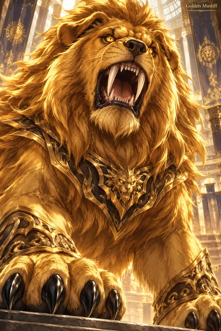 Golden Lion Mastiff