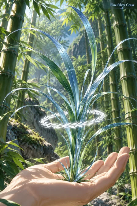 Blue Silver Grass