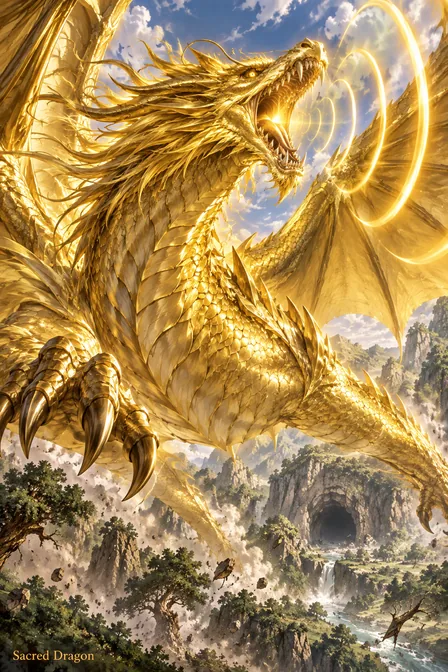 Golden Sacred Dragon