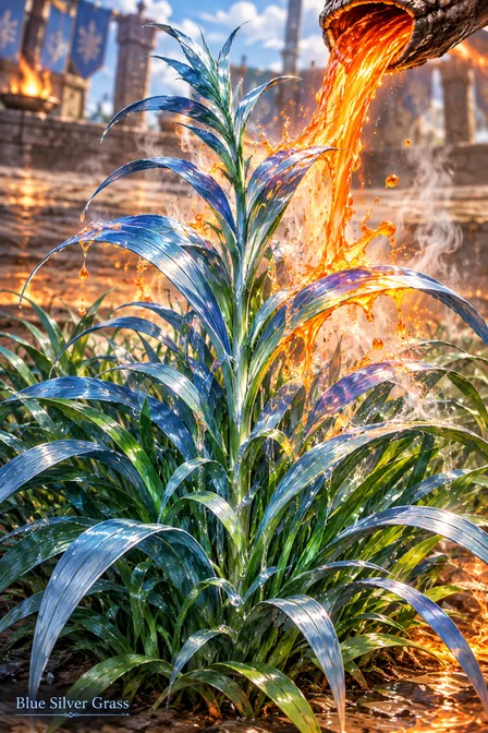 Blue Silver Grass