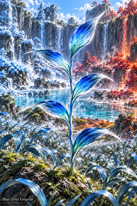 Blue Silver Emperor