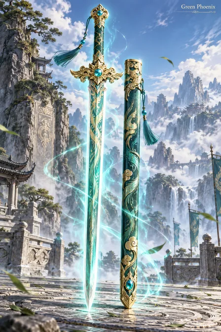 Green Phoenix Sword