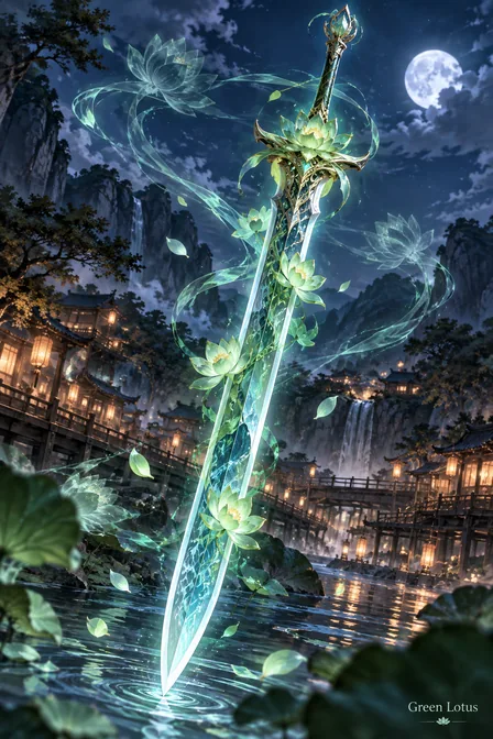 Green Lotus Sword