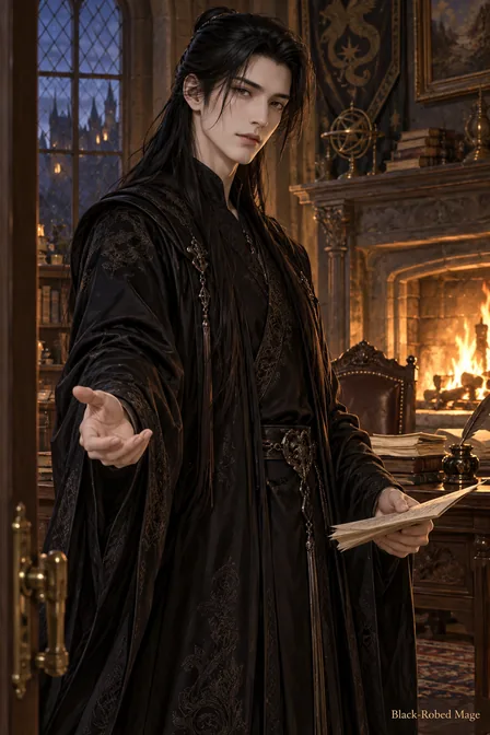 He