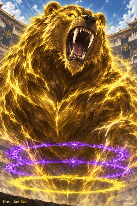 Dark Gold Dreadclaw Bear