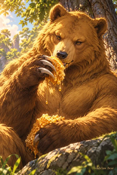 Darkgold Dreadclaw Bear