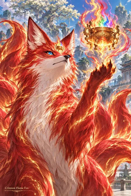 Crimson Flame Fox