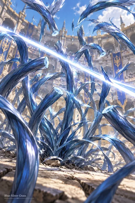 Blue Silver Grass