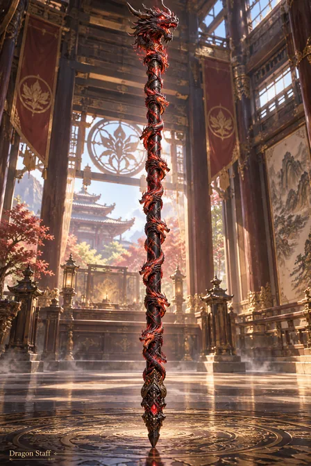 Coiling Dragon Staff