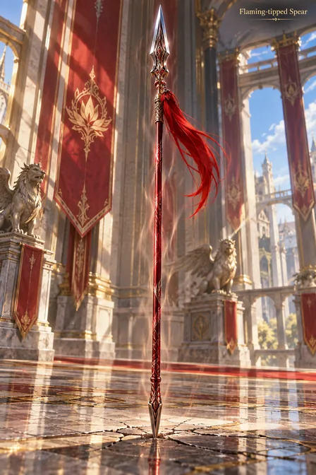Flaming-tipped Spear