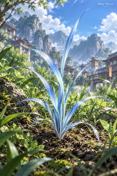 Blue Silver Grass