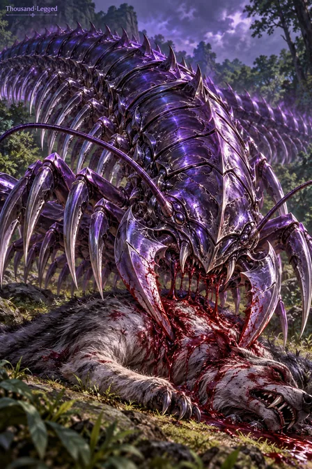 Thousand-Legged Withered Centipede
