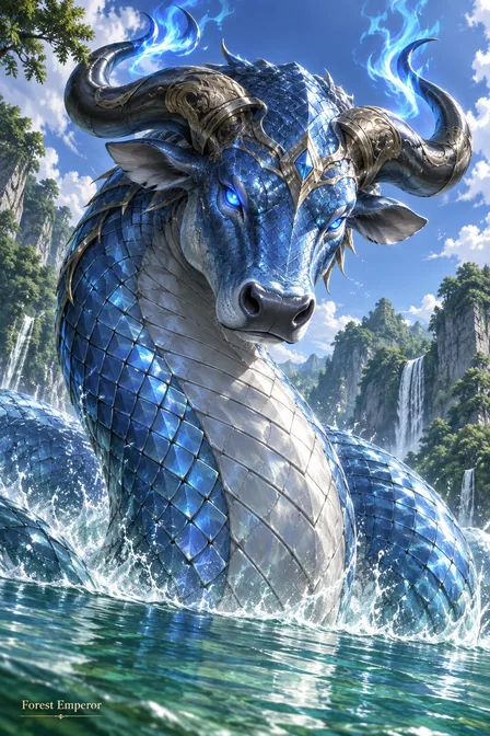 天青牛蟒