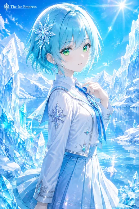 雪凝冰