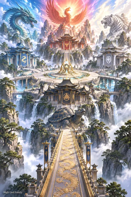 四神兽家族