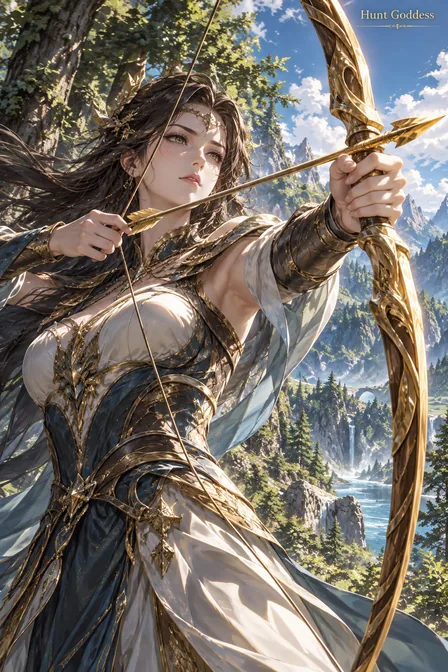 Azure Hunt Goddess