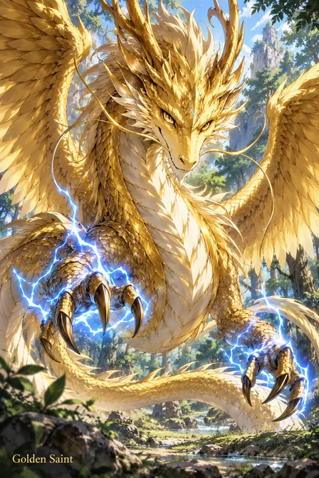 Golden Saint Dragon
