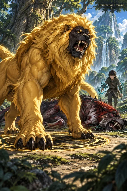Golden Lion Mastiff
