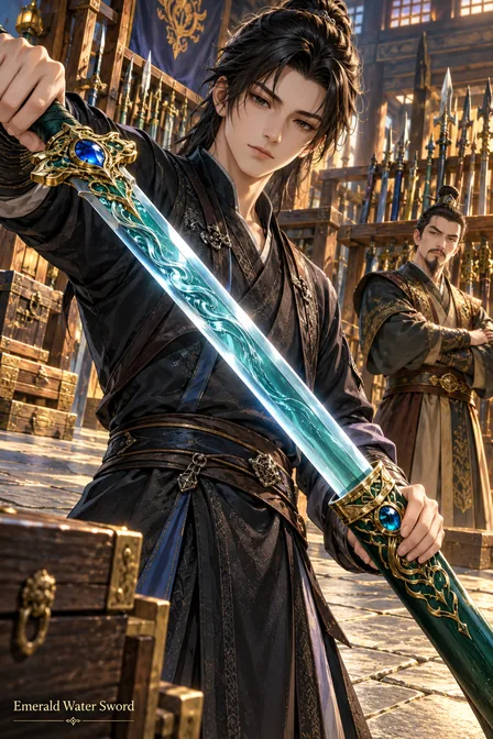 Emerald Water Sword
