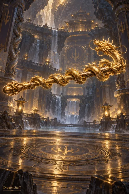 Coiling Dragon Staff