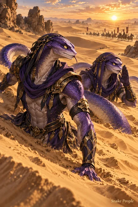 Snake People Race