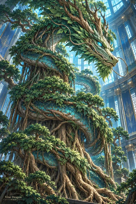 Nine Bend Vine Dragon