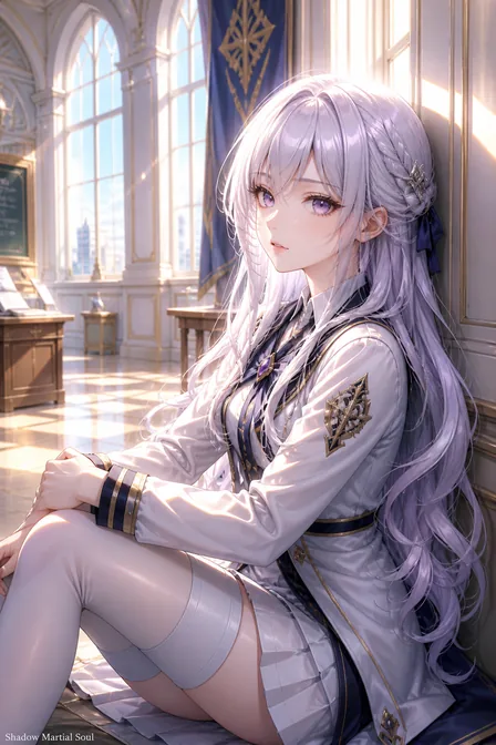 银发少女