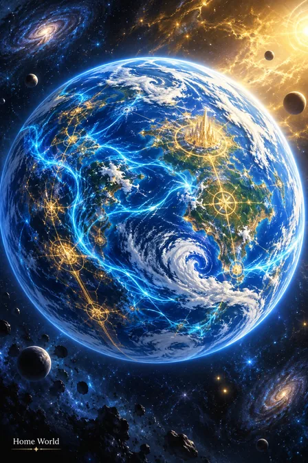 蓝色星
