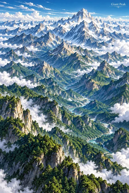 Giant Peak Mountain Range