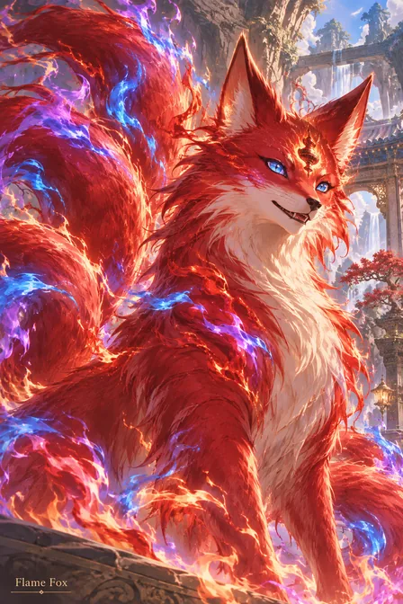 Crimson Flame Fox