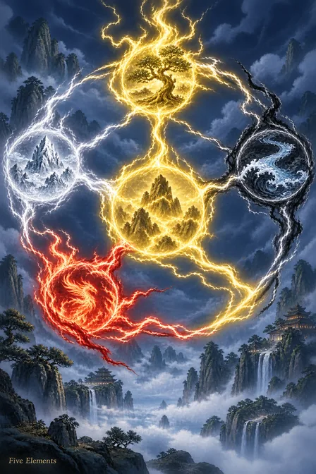 Divine Thunder of the Five Elements