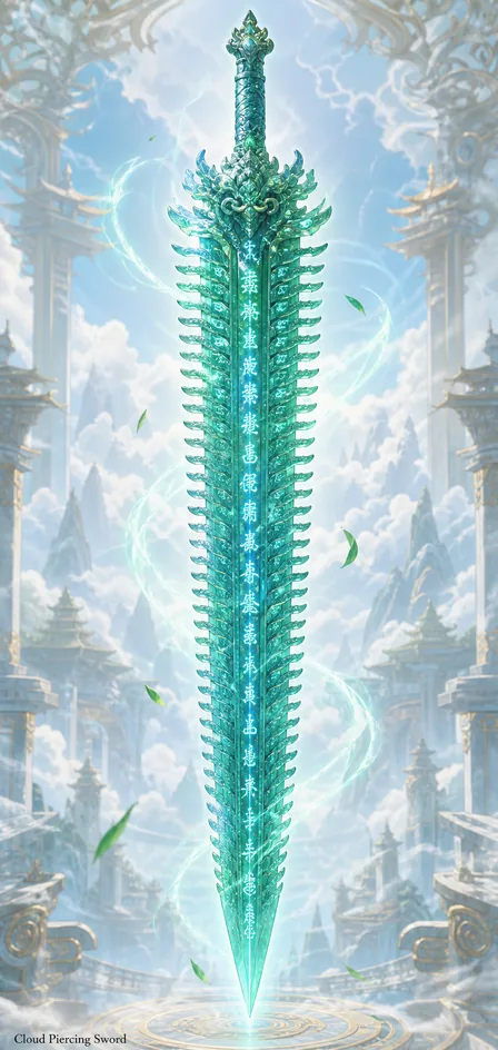青诀冲云剑