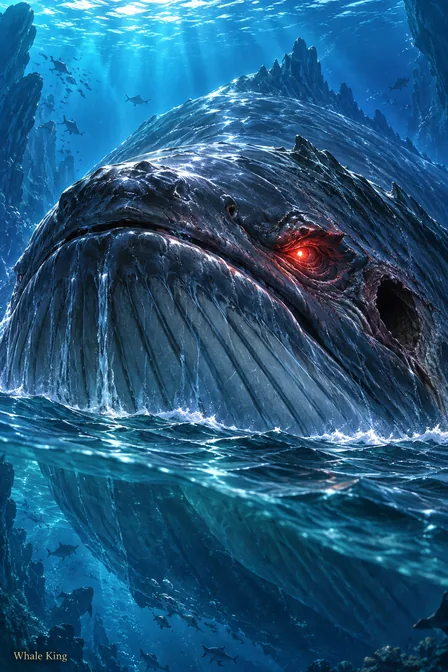 Deep Sea Demonic Whale King