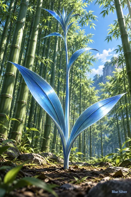 Blue Silver Grass