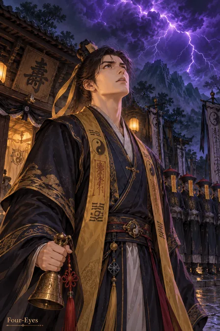 Daoist Priest Four-Eyes