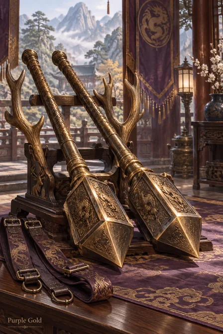 Purple Gold Mace