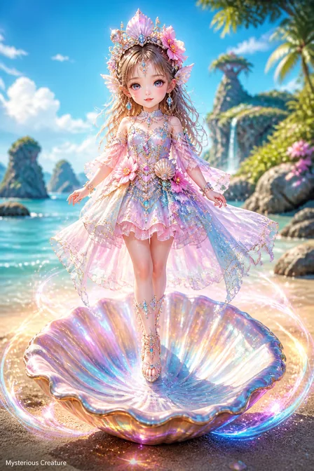贝壳女