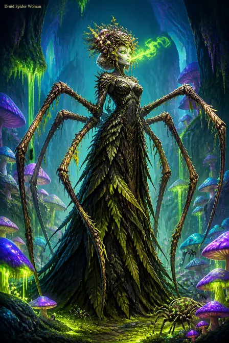 Spinning Fate Spider Woman